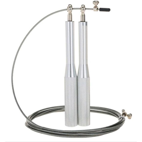 METAL SPEED SKIPPING ROPE FOR BEST WEIGHTED WORKOUT EXERCISES - Picture 4 of 7